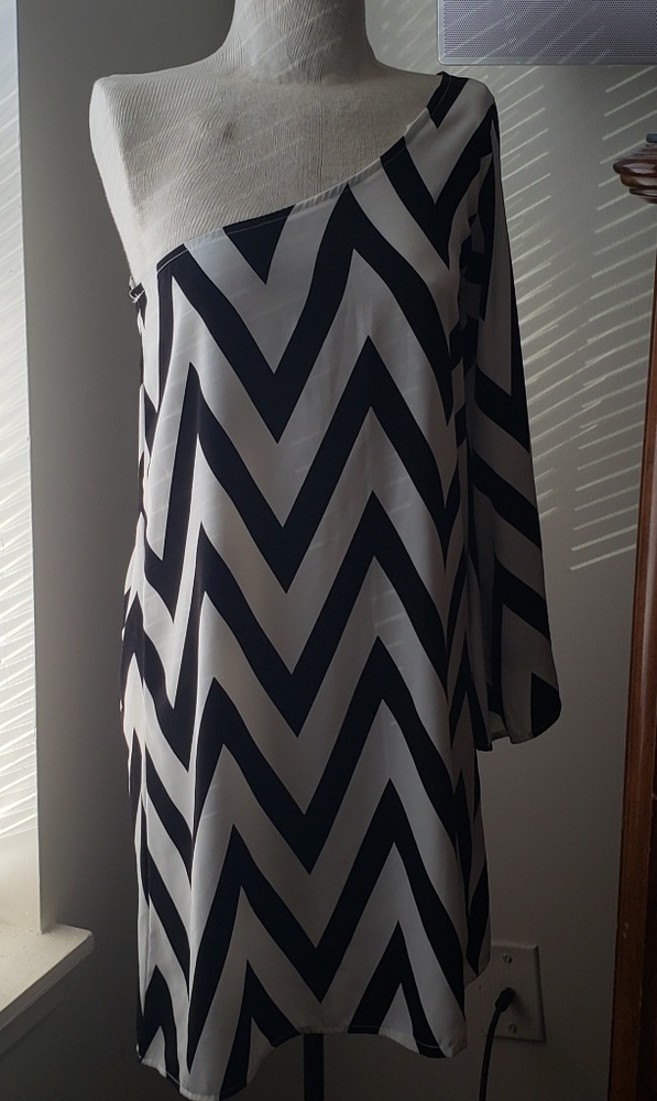 *SOLD*One shoulder dress